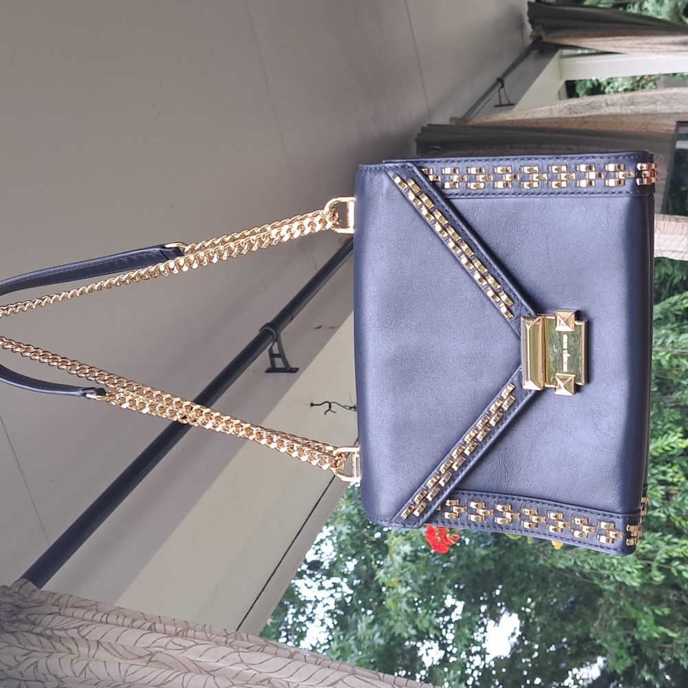 Michael Kors Navy Admiral With Gold Accents NEW WITH TAG - Picture 7 of 16